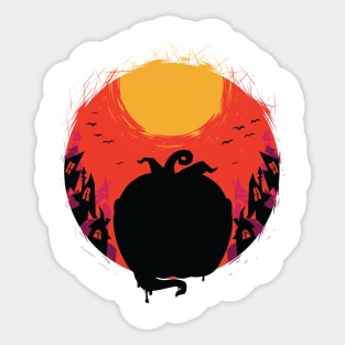 Cool and elegant halloween Sticker